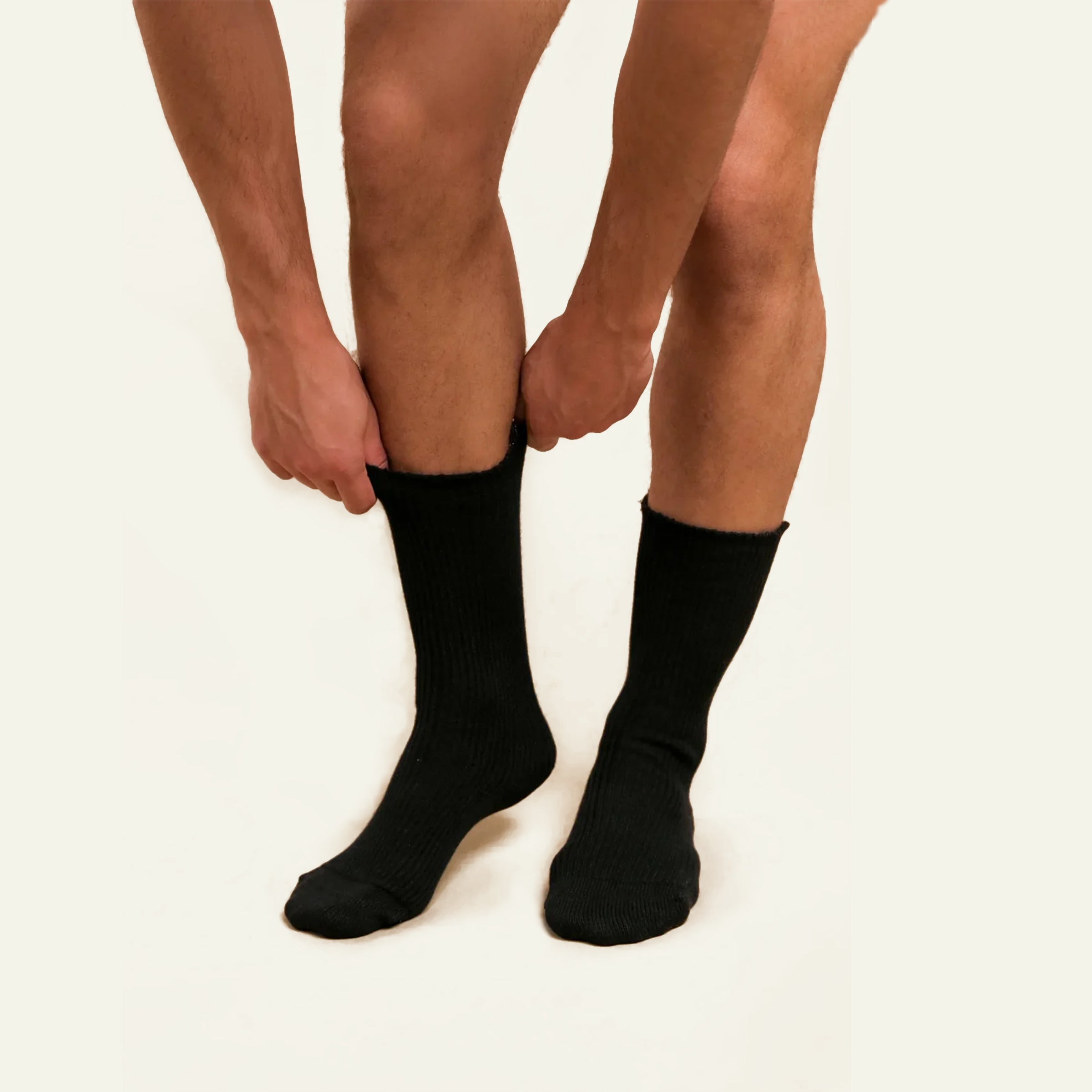 Elastic-Free 100% Cotton Socks 2 Pkg – Cottonique